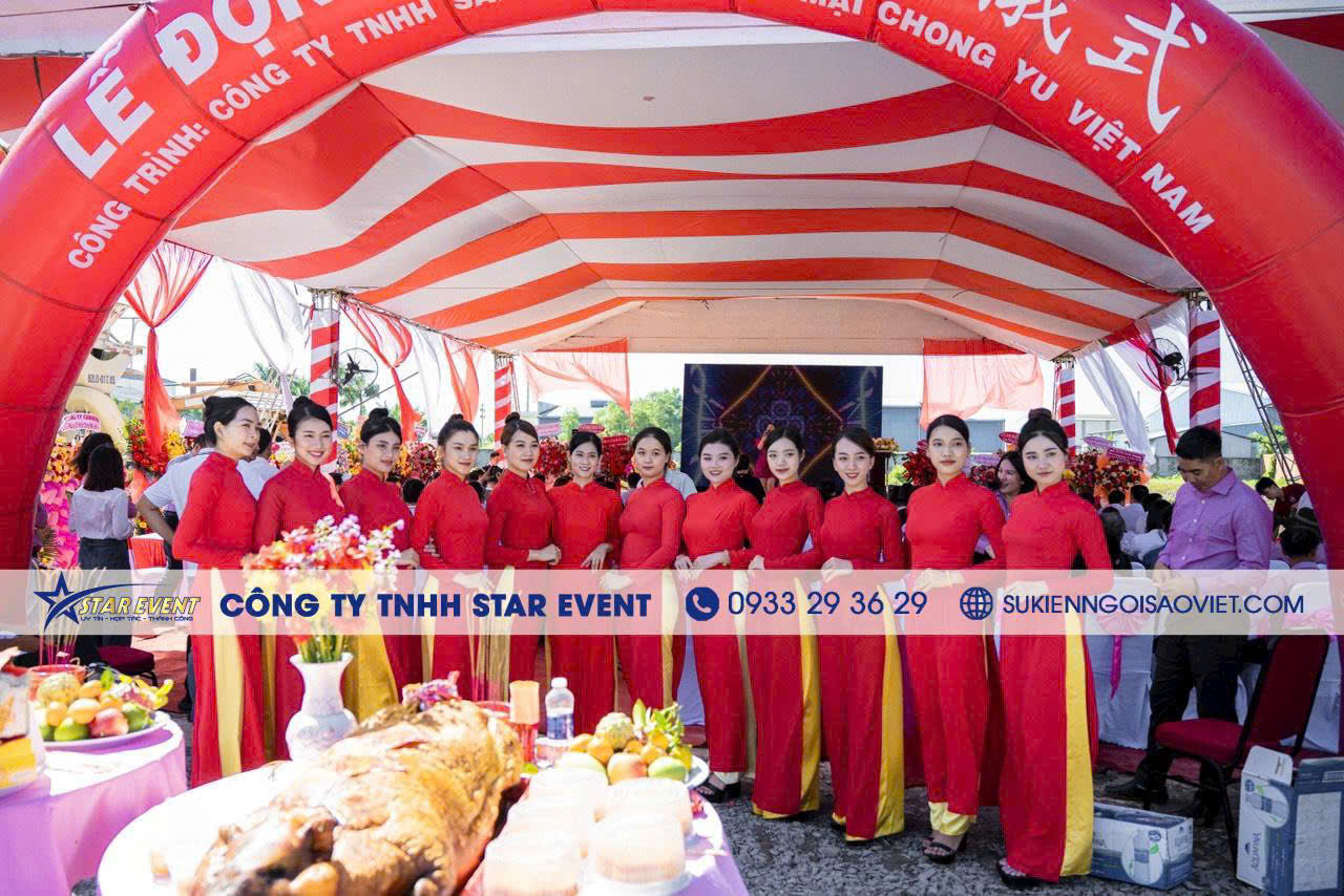 Dịch vụ tổ chức lễ khánh thành công trình. dự án