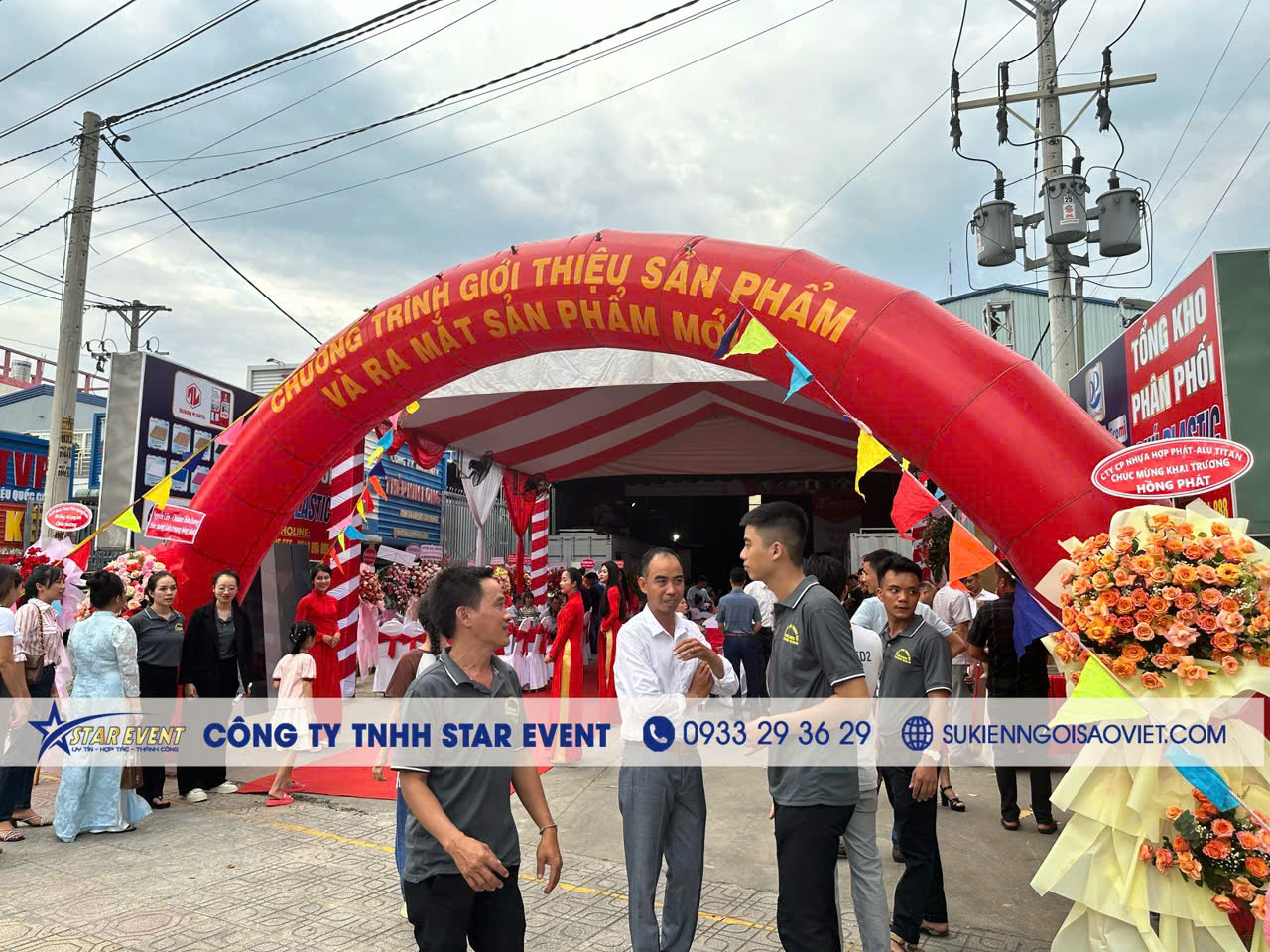 dịch vụ tổ chức lễ khánh thành nhà mày