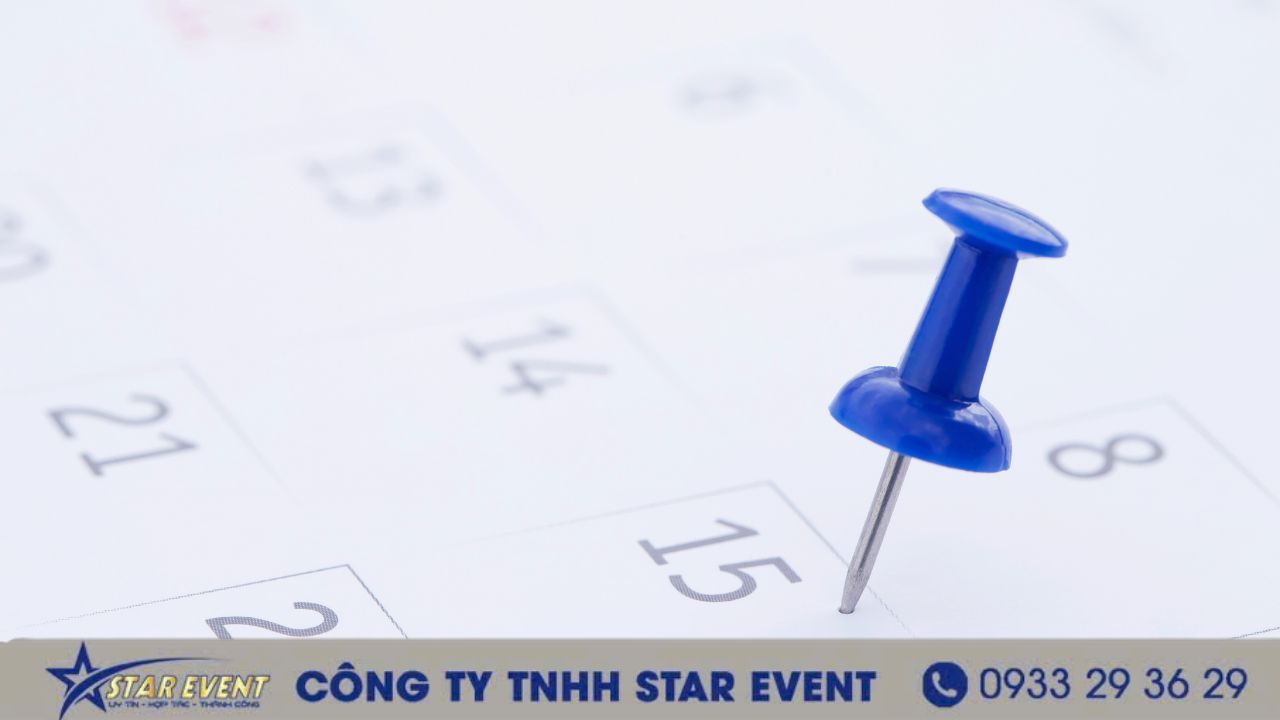 Lên kế hoạch, chọn ngày giờ và xác định ngân sách