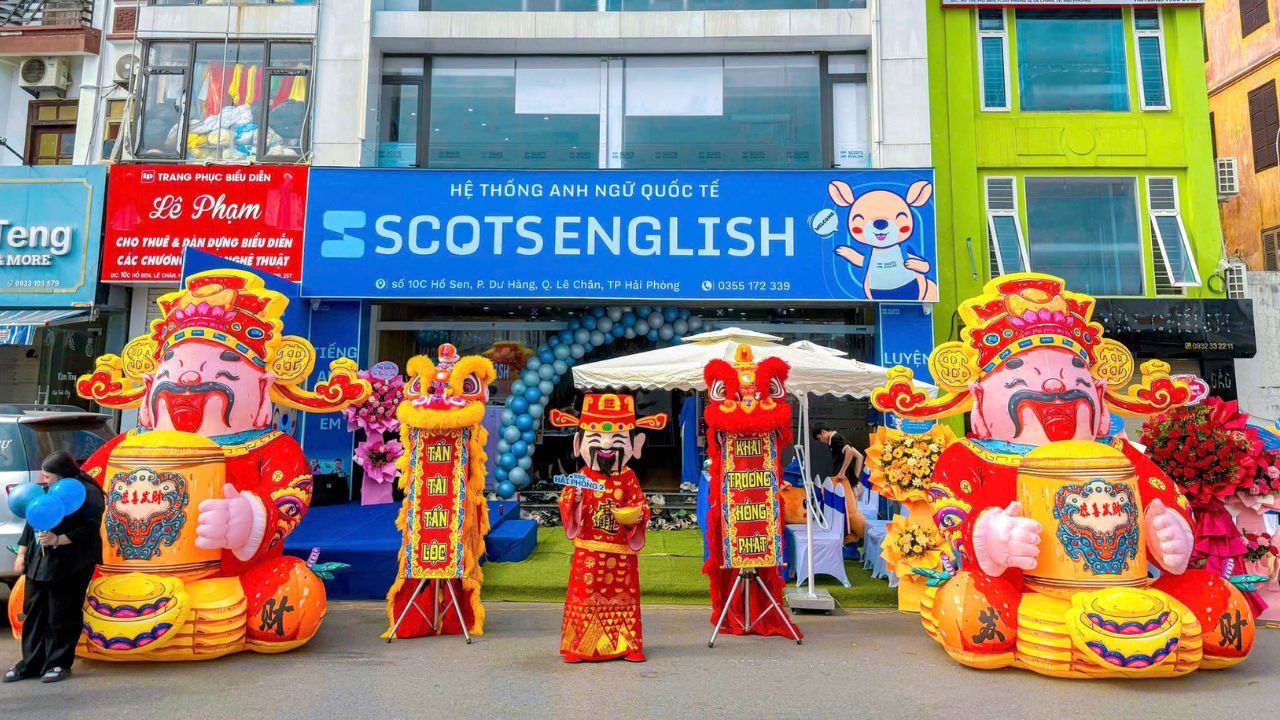Lễ khai trương Hệ thống Anh Ngữ Quốc tế SCOTS ENGLISH Hải Phòng