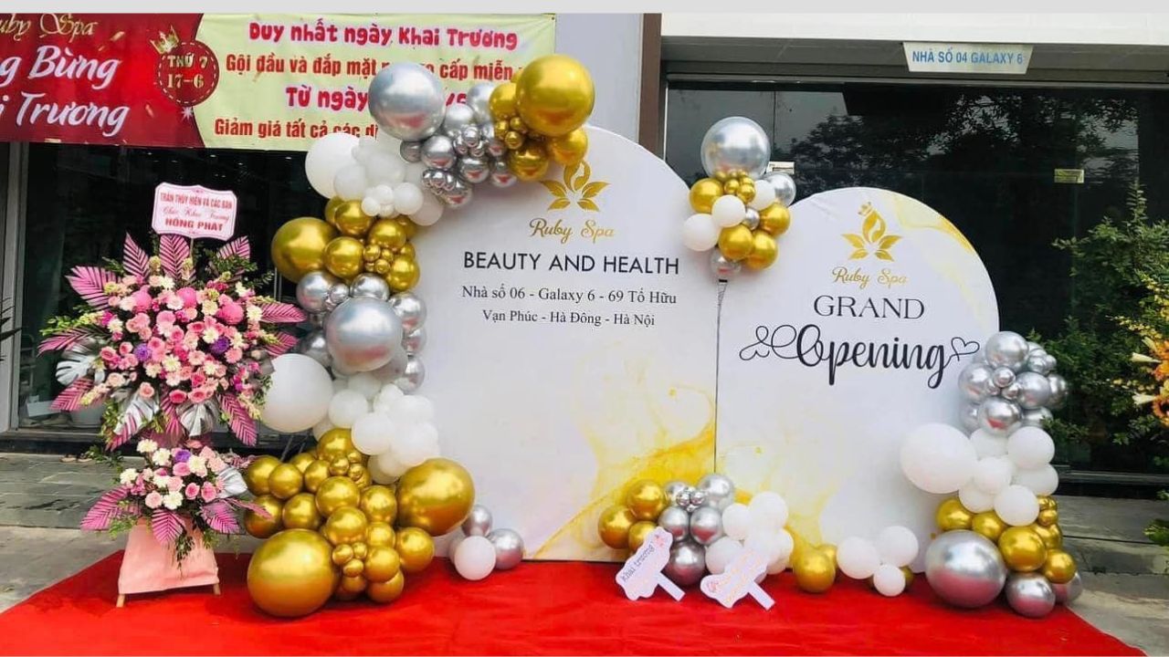 Lễ khai trương Ruby Spa