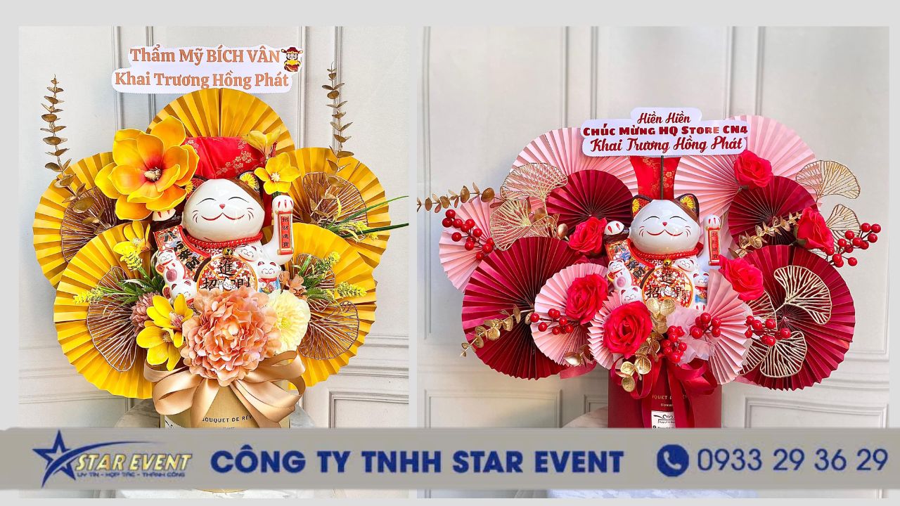 Set quà Mèo thần tài mừng khai trương (Nguồn ảnh_ Happy Gift Shop