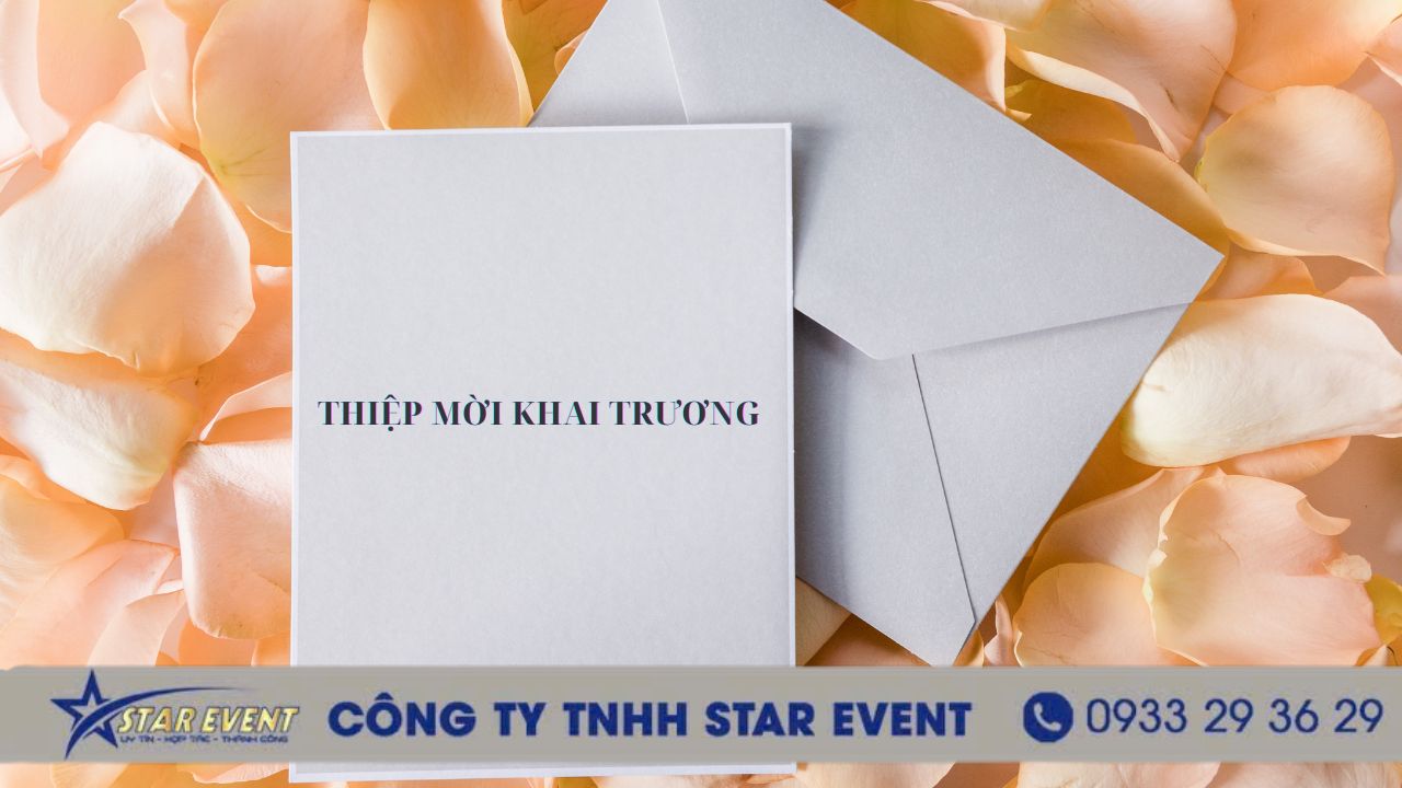 Tại sao thiệp mời khai trương lại quan trọng