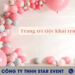 Trang trí tiệc khai trương