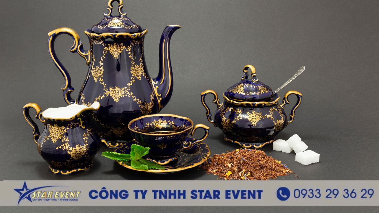 bộ ấm chén sứ cao cấp