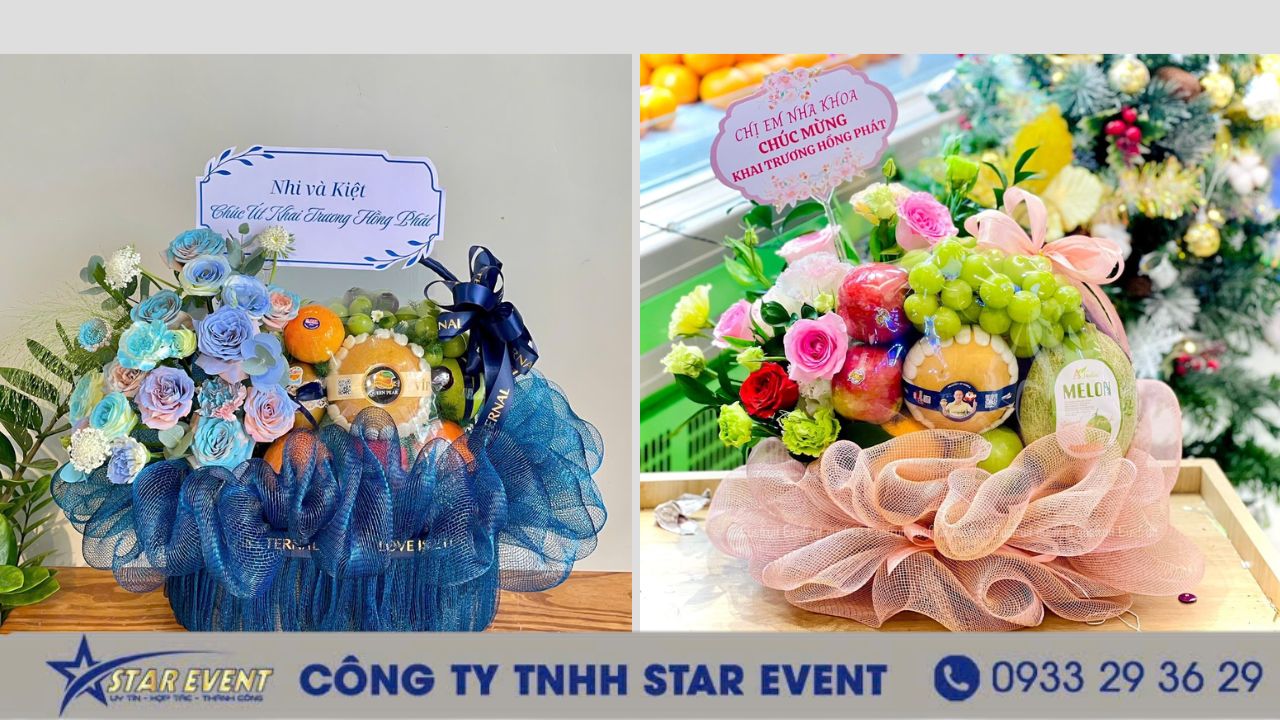 giỏ trái cây nhập khẩu sạch đẹp
