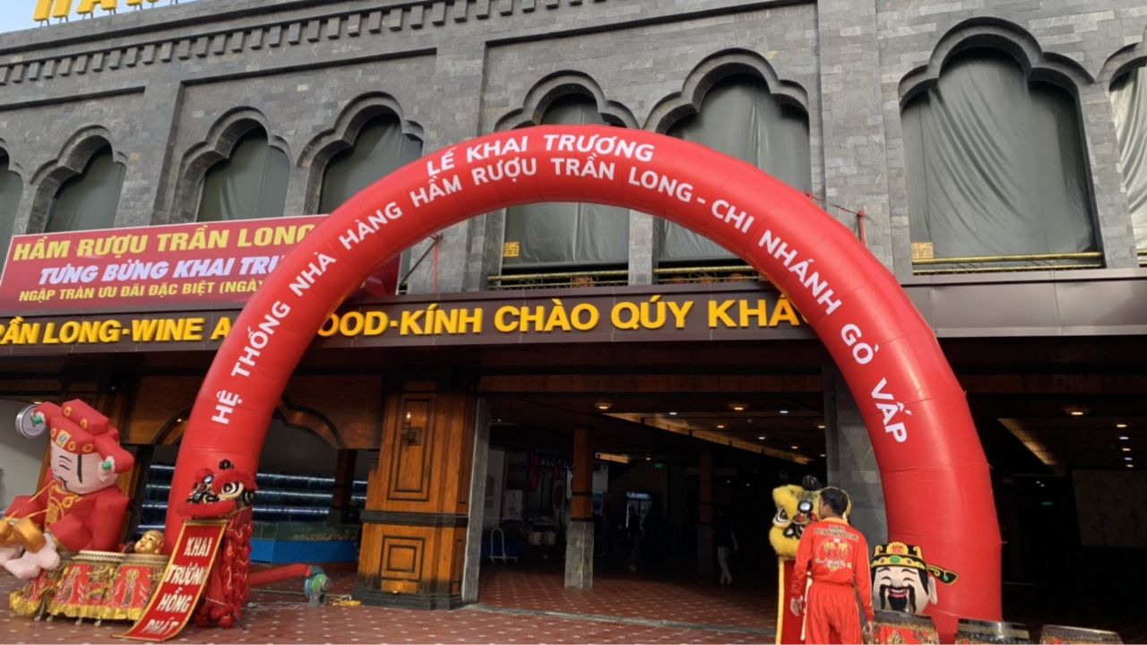 Cổng hơi Chất liệu vải dù